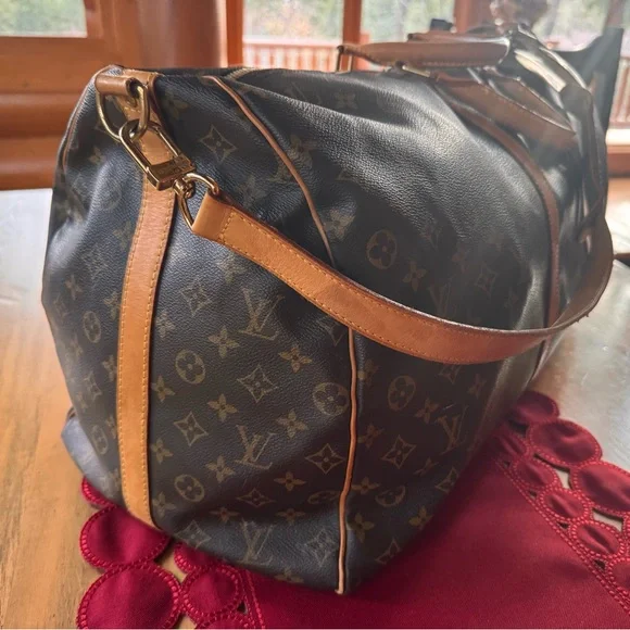 Louis Vuitton Monogram Brown and Tan Duffel Bag - Picture 5 of 16